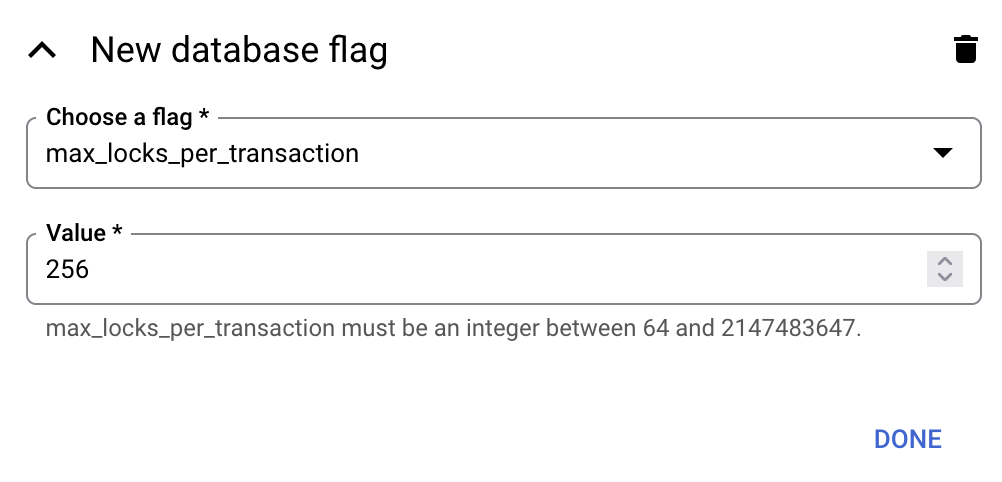 Cloud SQL New Flag