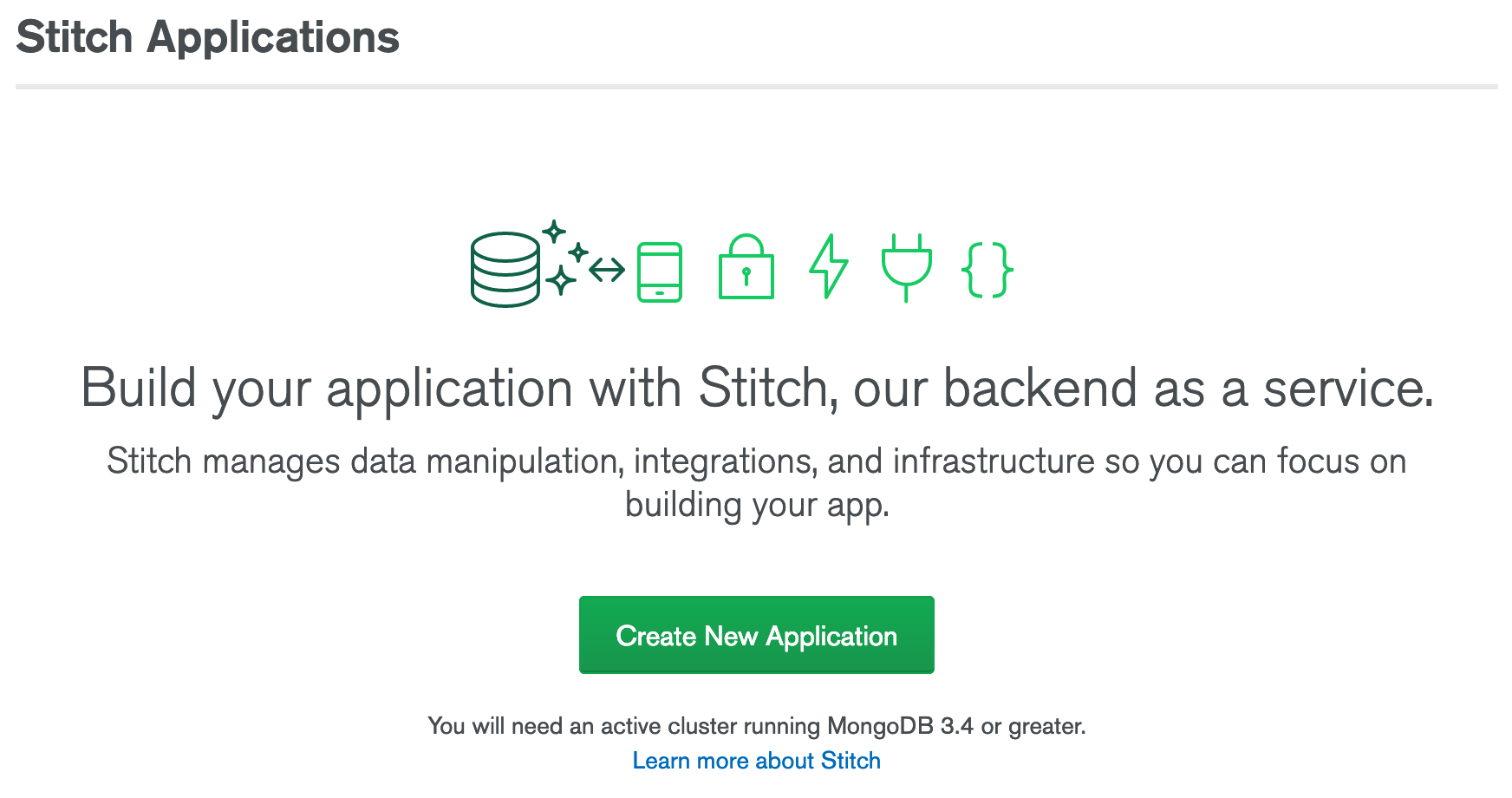 MongoDB Atlas - Stitch