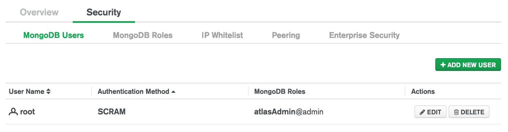 MongoDB Atlas - Security