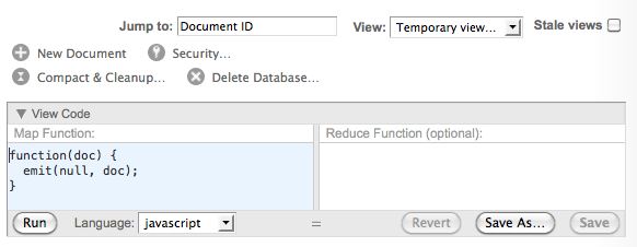 CouchDB Map/Reduce