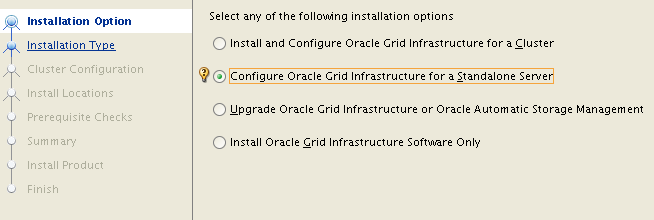 Installazione Oracle Grid 11g R2 - Tipo Installazione