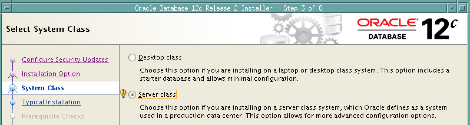 Installazione Oracle 12c R2 - Passi installazione