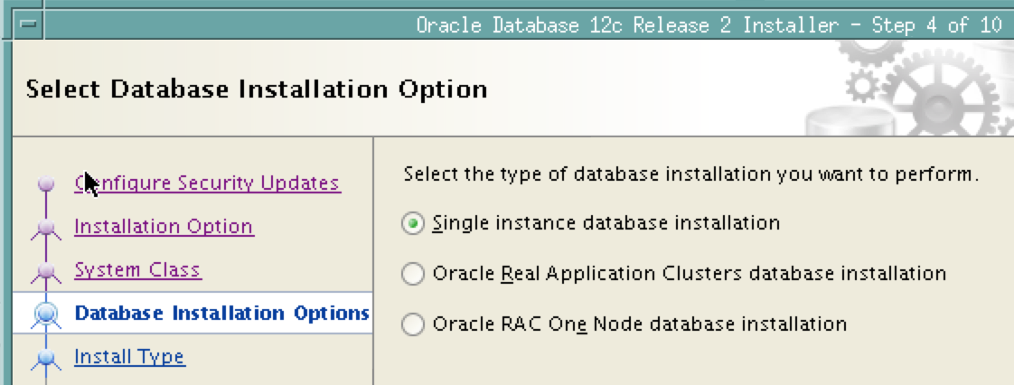 Installazione Oracle 12c R2 - Passi installazione