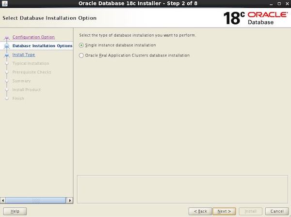 Installazione Oracle 18c - Passi installazione 2-8