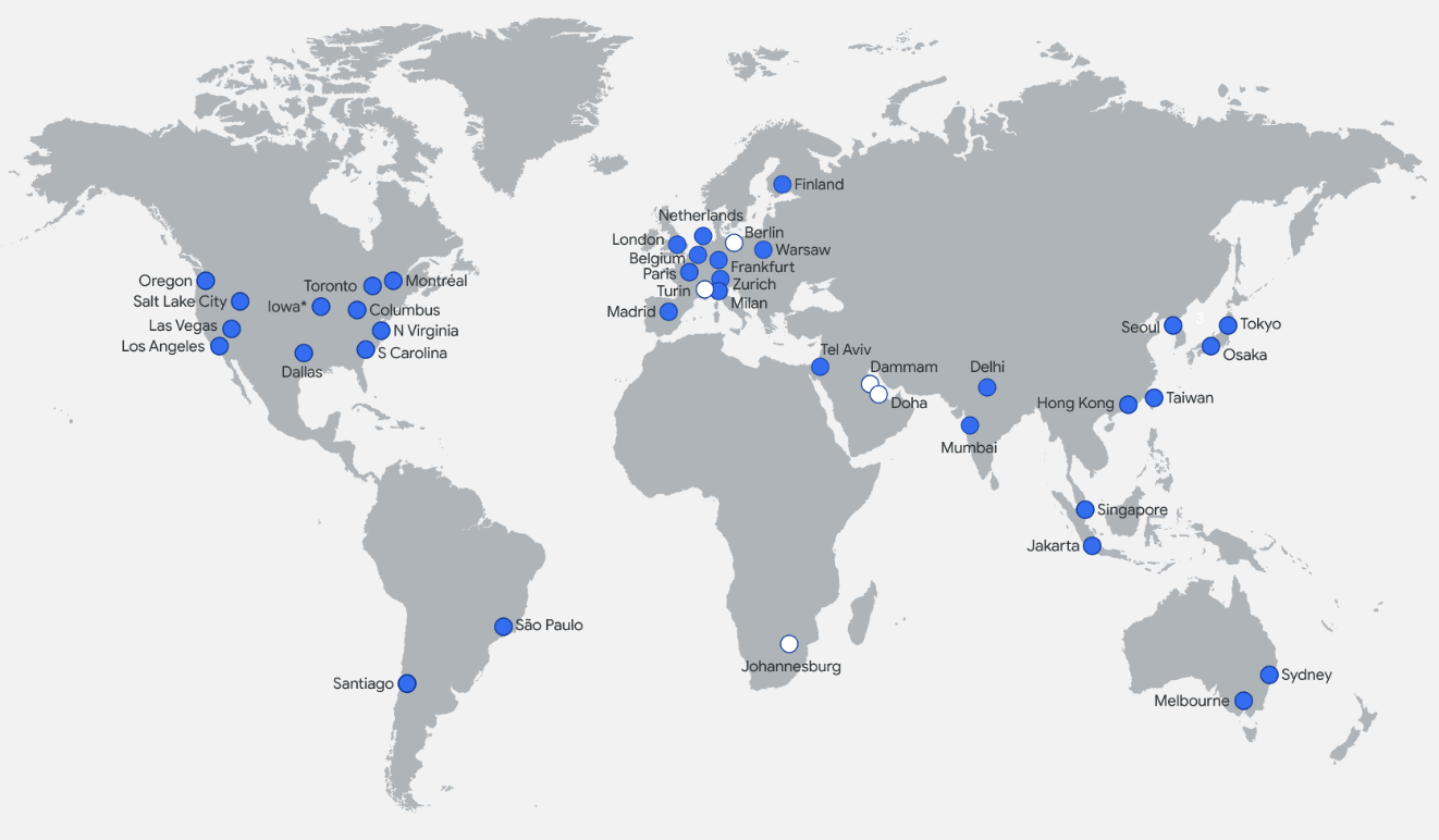 Google Cloud Regions