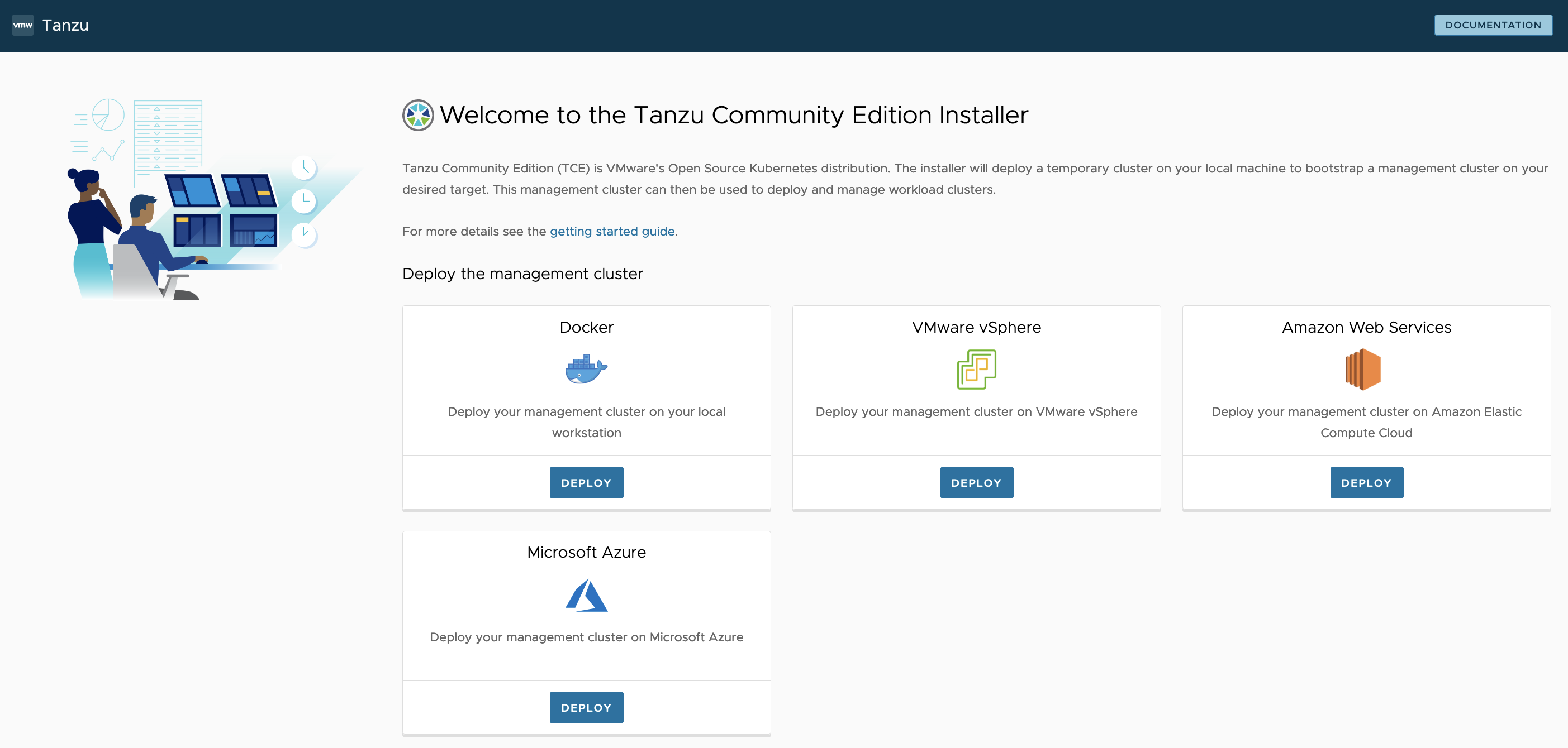 Tanzu CE Managed Cluster Installer