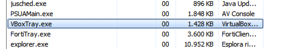 VirtualBox VBoxTray.exe High CPU