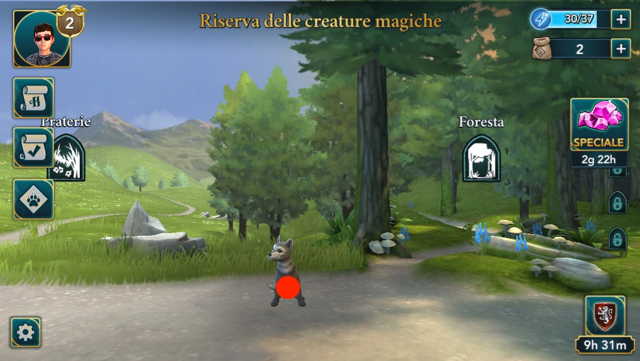 Hogwarts Mystery - Energy Spot - Creature magiche: lupo