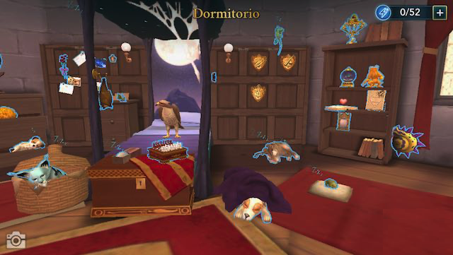 Hogwarts Mystery - Energy Spot - Dormitorio destra animali dormono