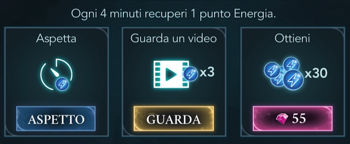 Hogwarts Mystery -  Attendere per Energia