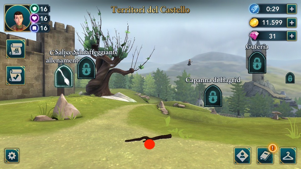 Hogwarts Mystery - Energy Spot - Territori: bastone