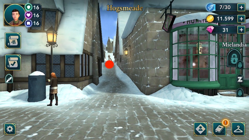 Hogwarts Mystery - Energy Spot - Hogsmeade: discesa