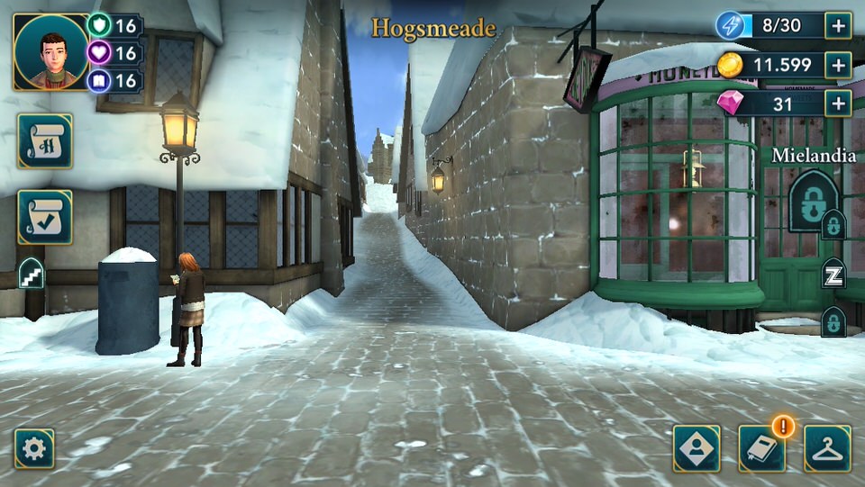 Hogwarts Mystery - Energy Spot - Hogsmeade: scende