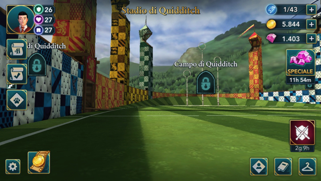 Hogwarts Mystery - Energy Spot - Quidditch: stadio