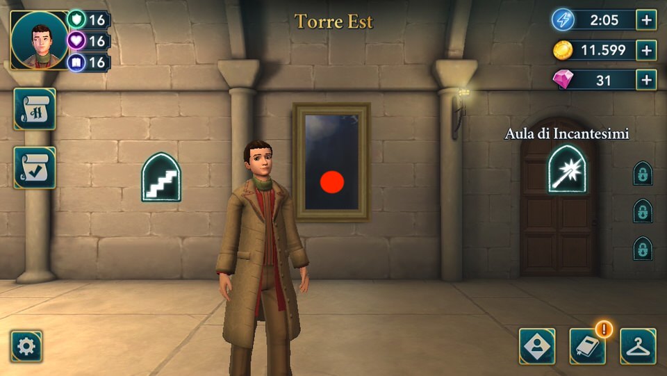 Hogwarts Mystery - Energy Spot - Torre Est: quadro