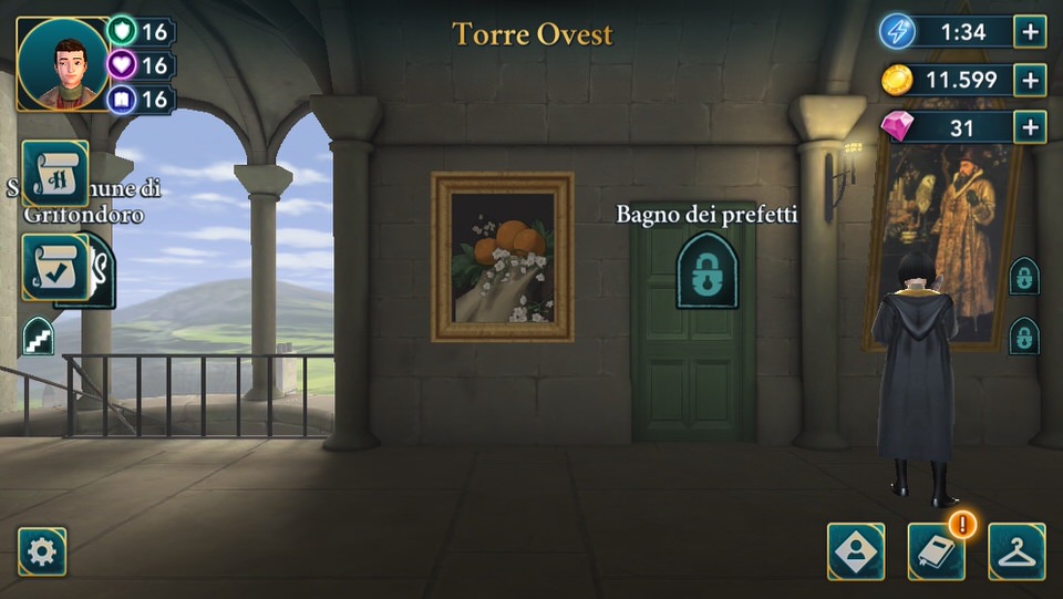 Hogwarts Mystery - Energy Spot - Torre Ovest: zucche